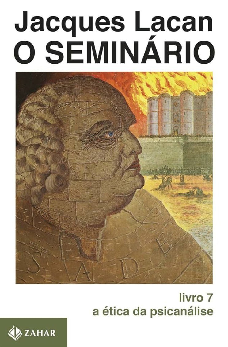 Capa do livro O Seminário livro 7: a ética da psicanálise, de Jacques Lacan